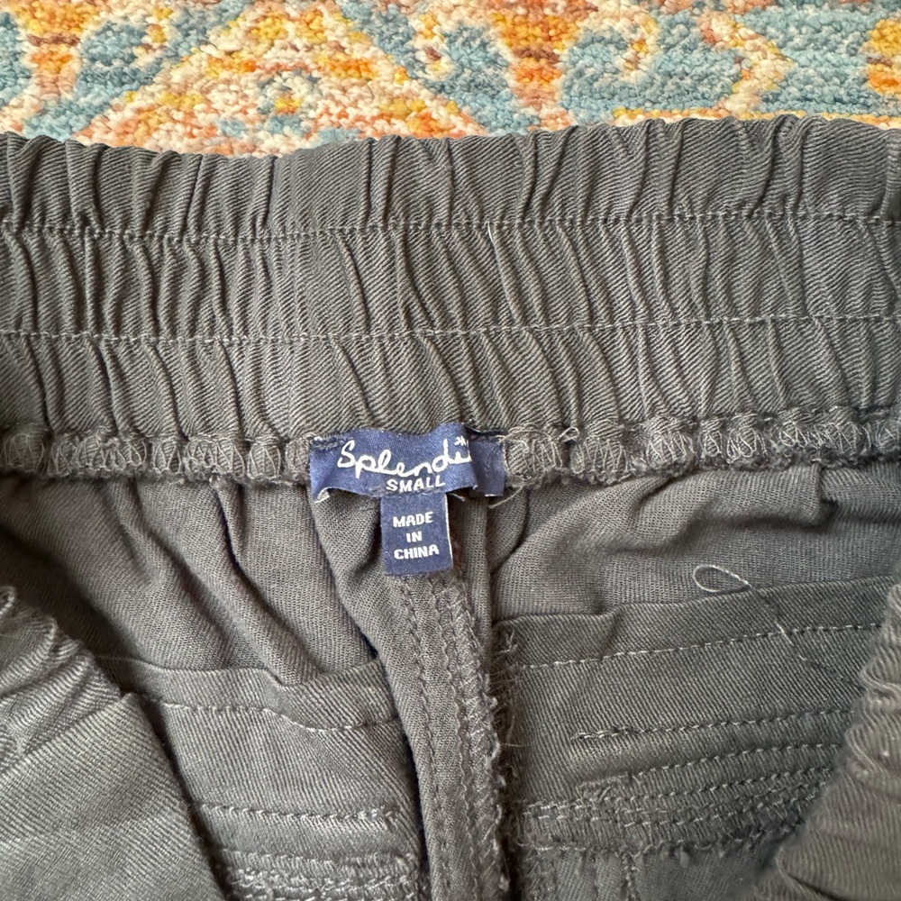 Splendid Black/Grey Lightweight Camo Pants - Picture 4 of 6